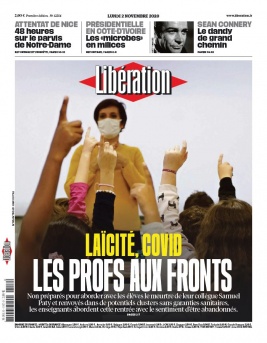 Libération N°12254 du 02 novembre 2020 à télécharger sur iPad