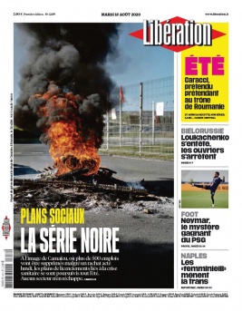 Libération N°12189 du 18 août 2020 à télécharger sur iPad