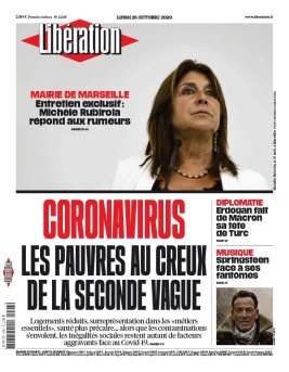 Libération N°12248 du 26 octobre 2020 à télécharger sur iPad