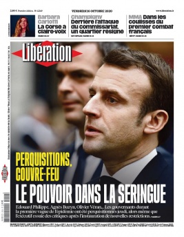 Libération N°12240 du 16 octobre 2020 à télécharger sur iPad