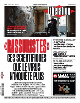 Libération N°12230 du 05 octobre 2020 à télécharger sur iPad