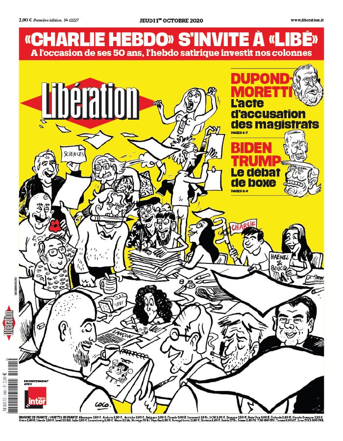 Libération 01 octobre 2020 Libération N°12227 du 01 octobre 2020 à télécharger sur iPad