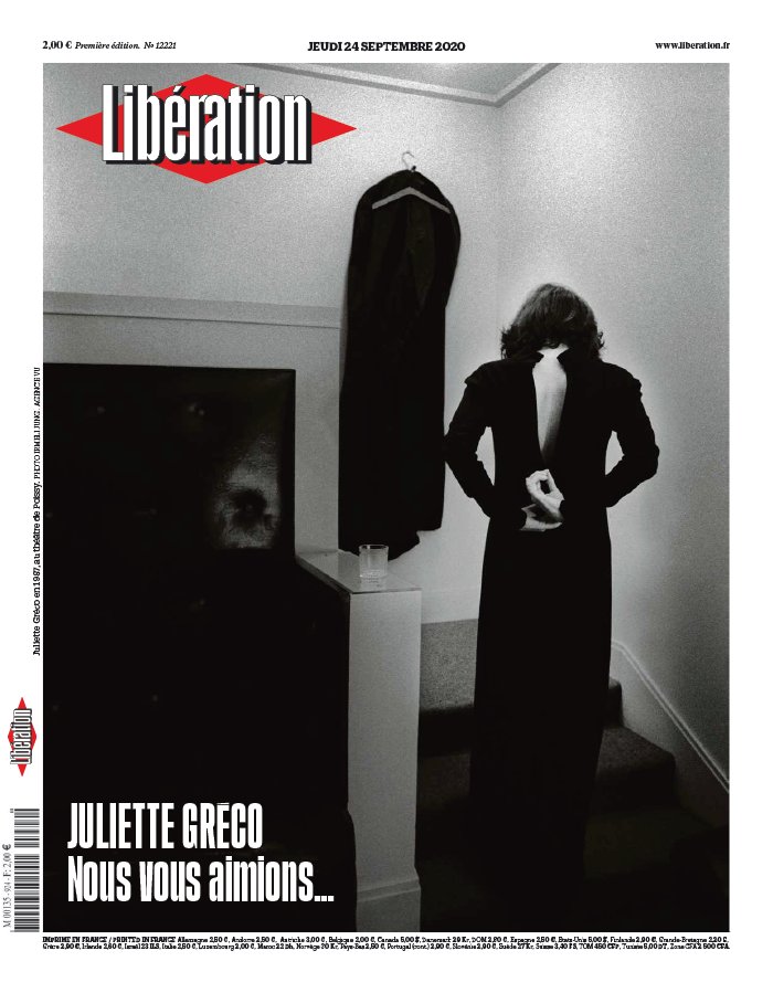 Libération 24 septembre 2020 Libération N°12221 du 24 septembre 2020 à télécharger sur iPad