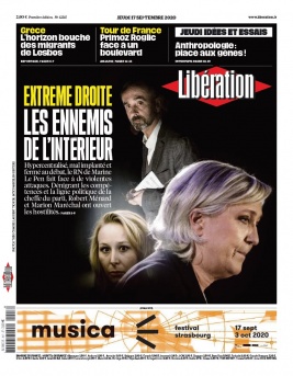Libération N°12215 du 17 septembre 2020 à télécharger sur iPad