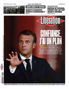 Libération N°12203 du 03 septembre 2020 à télécharger sur iPad