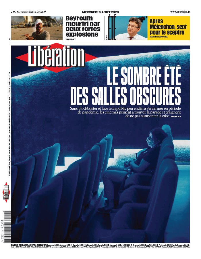 Libération 05 août 2020 Libération N°12179 du 05 août 2020 à télécharger sur iPad