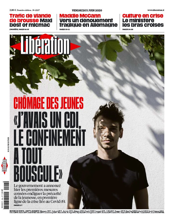 Libération 05 juin 2020 Abonnement à Libération Pas Cher avec le BOUQUET INFO ePresse.fr