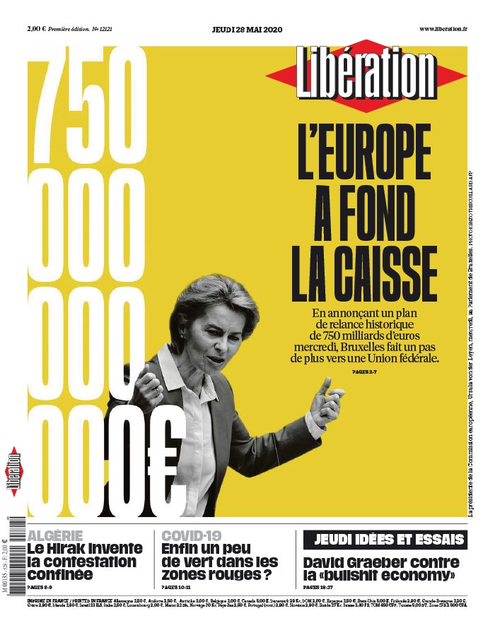 Libération 28 mai 2020 Libération N°12121 du 28 mai 2020 à télécharger sur iPad