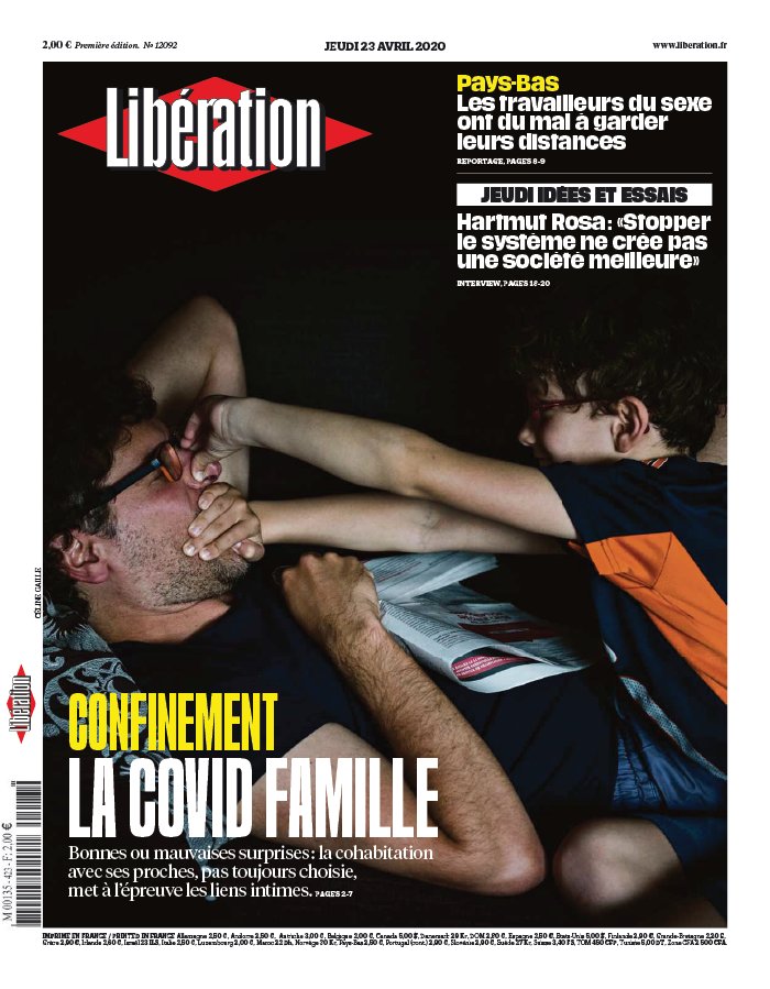 Libération 23 avril 2020 Libération N°12092 du 23 avril 2020 à télécharger sur iPad