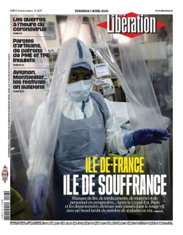 Libération N°12076 du 03 avril 2020 à télécharger sur iPad