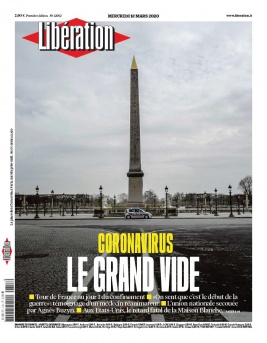 Libération N°12062 du 18 mars 2020 à télécharger sur iPad