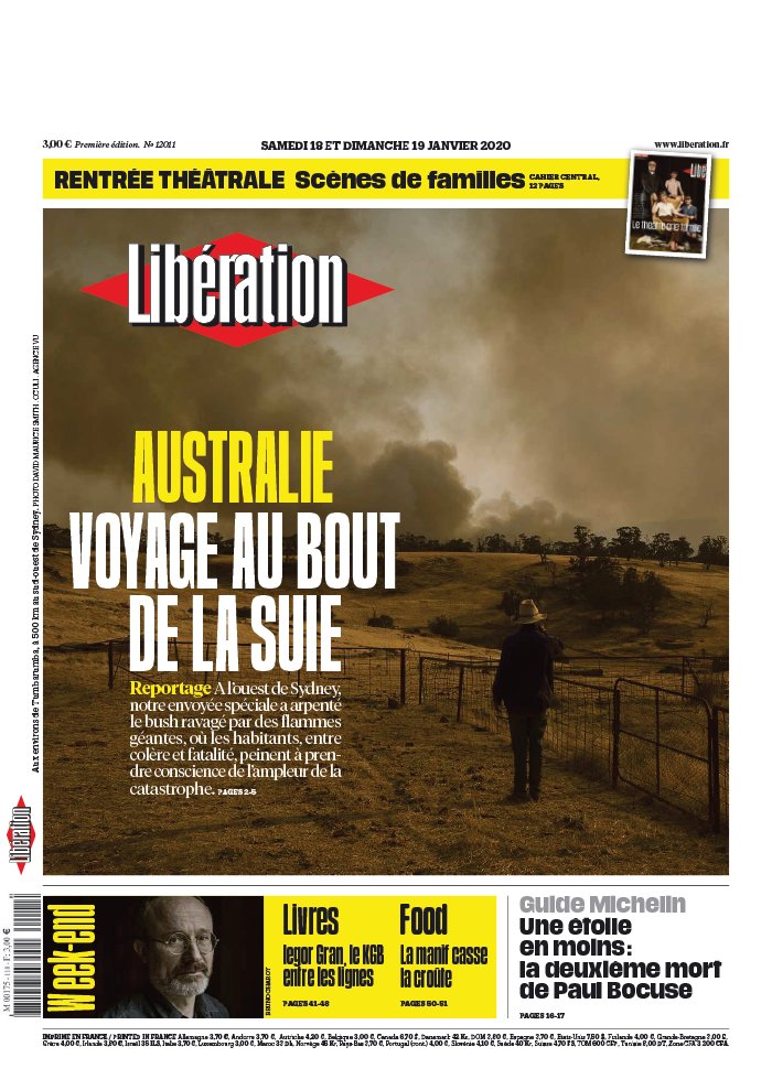 Libération 18 janvier 2020 Abonnement à Libération Pas Cher avec le BOUQUET INFO ePresse.fr