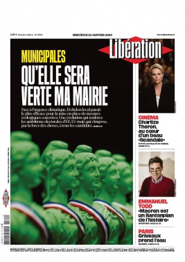 Libération N°12014 du 22 janvier 2020 à télécharger sur iPad