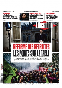 Libération N°11980 du 11 décembre 2019 à télécharger sur iPad