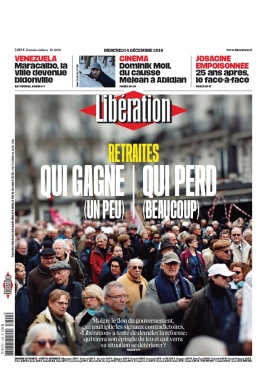 Libération N°11974 du 04 décembre 2019 à télécharger sur iPad