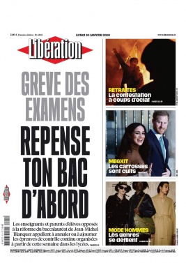 Libération N°12012 du 20 janvier 2020 à télécharger sur iPad