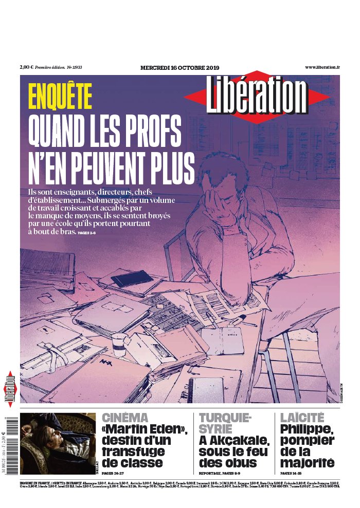 Libération 16 octobre 2019 Abonnement à Libération Pas Cher avec le BOUQUET INFO ePresse.fr