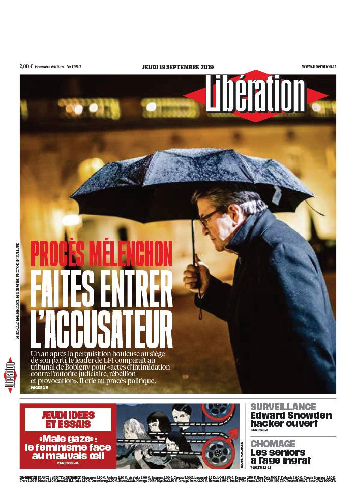 Libération 19 septembre 2019 Abonnement à Libération Pas Cher avec le BOUQUET INFO ePresse.fr