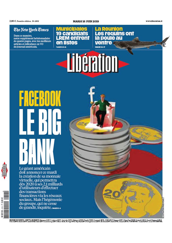 Libération 18 juin 2019 Libération N°11831 du 18 juin 2019 à télécharger sur iPad