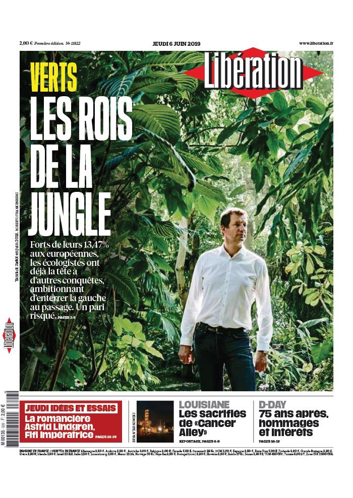 Libération 06 juin 2019 Libération N°11822 du 06 juin 2019 à télécharger sur iPad
