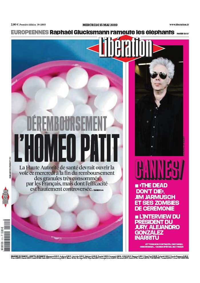 Libération 15 mai 2019 Libération N°11803 du 15 mai 2019 à télécharger sur iPad