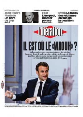 Libération N°11788 du 26 avril 2019 à télécharger sur iPad
