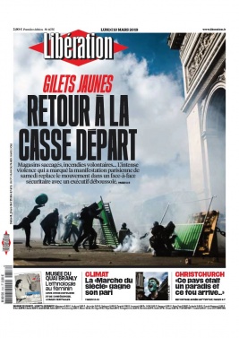 Libération N°11755 du 18 mars 2019 à télécharger sur iPad