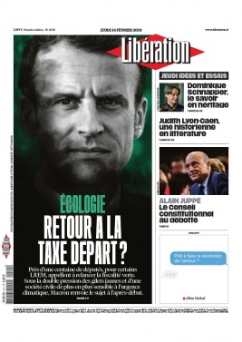 Libération N°11728 du 14 février 2019 à télécharger sur iPad