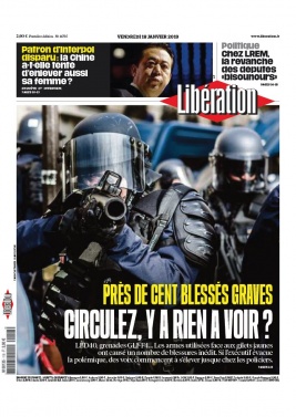 Libération N°11705 du 18 janvier 2019 à télécharger sur iPad