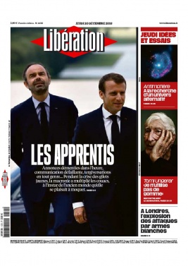 Libération N°11682 du 20 décembre 2018 à télécharger sur iPad