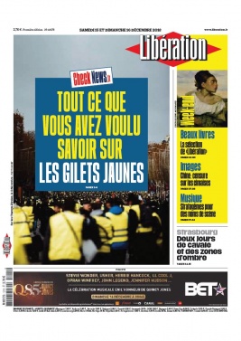 Libération N°11678 du 15 décembre 2018 à télécharger sur iPad