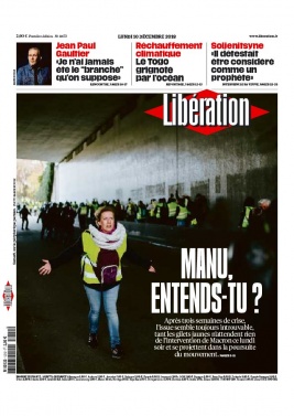 Libération N°11673 du 10 décembre 2018 à télécharger sur iPad