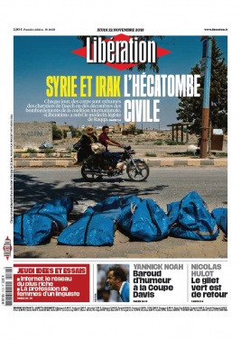 Libération N°11658 du 22 novembre 2018 à télécharger sur iPad