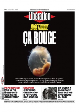 Libération N°11610 du 26 septembre 2018 à télécharger sur iPad
