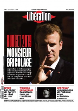 Libération N°11608 du 24 septembre 2018 à télécharger sur iPad