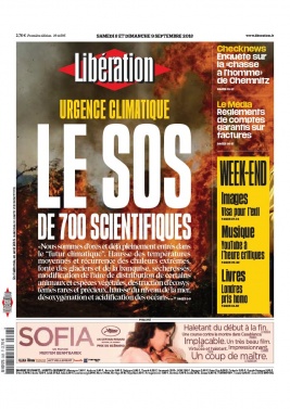 Libération N°11595 du 08 septembre 2018 à télécharger sur iPad