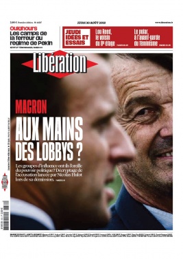 Libération N°11587 du 30 août 2018 à télécharger sur iPad