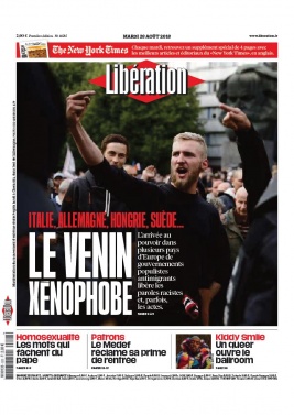 Libération N°11585 du 28 août 2018 à télécharger sur iPad