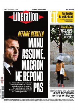 Libération N°11558 du 26 juillet 2018 à télécharger sur iPad