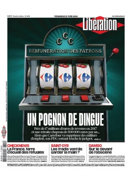 Libération N°11523 du 15 juin 2018 à télécharger sur iPad