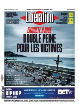 Libération N°11011 du 15 octobre 2016 à télécharger sur iPad
