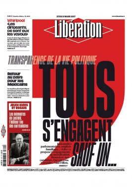Libération N°11134 du 09 mars 2017 à télécharger sur iPad
