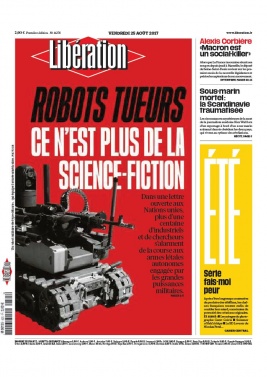 Libération N°11276 du 25 août 2017 à télécharger sur iPad