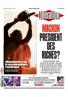 Libération N°11278 du 28 août 2017 à télécharger sur iPad