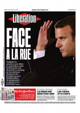 Libération N°11291 du 12 septembre 2017 à télécharger sur iPad