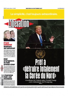 Libération N°11298 du 20 septembre 2017 à télécharger sur iPad