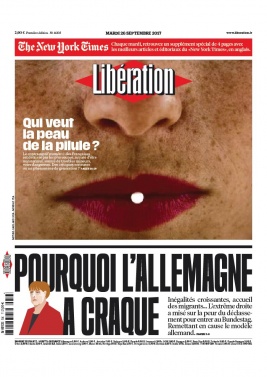 Libération N°11303 du 26 septembre 2017 à télécharger sur iPad