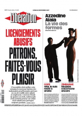 Libération N°11349 du 20 novembre 2017 à télécharger sur iPad