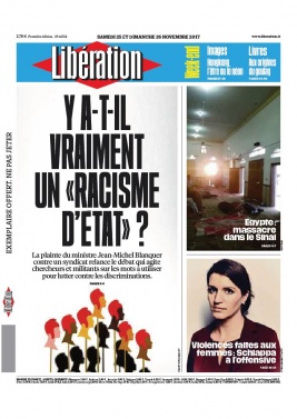 Libération N°11354 du 25 novembre 2017 à télécharger sur iPad