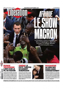 Libération N°11357 du 29 novembre 2017 à télécharger sur iPad